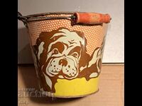 Norma USSR bucket old tin children's toy