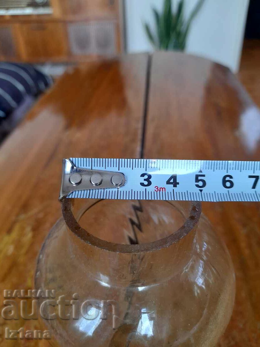 Old glass for gas lamp, lantern - 5 Old glass for gas lamp, lantern - 5