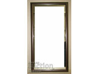 Excellent mirror with polystyrene frame 46/86 cm. PERSONAL!