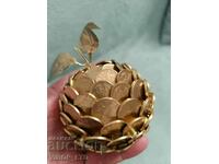 Souvenir "Golden apple of abundance" From real bg coins