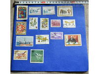 Lot de timbre poștale (6) și nu se vând separat....