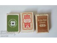 Old Playing Cards - 3 decks