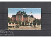 BULGARIA TRAVELED CARD PALACE SOFIA BERLIN 1921