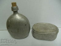 #*7602 old Ottoman pot and metal box