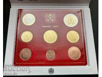 Vaticana 2024 - serie de 8 monede Vaticana / RARE !!! - Unc