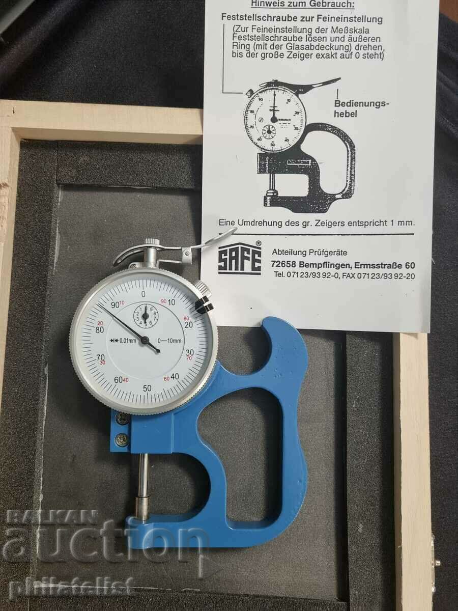 Auction Precision instrument for measuring the thickness of paper and foil Auction Precision instrument for measuring the thickness of paper and foil