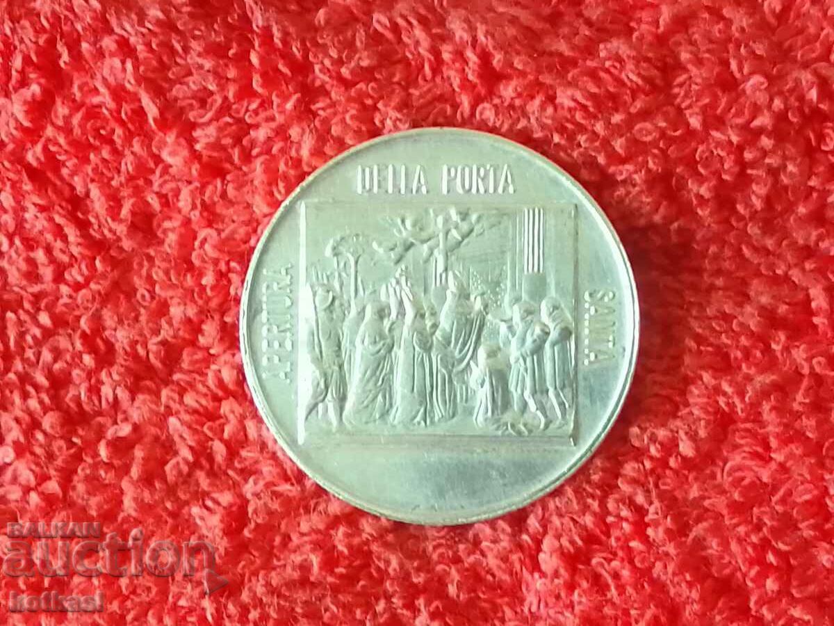 Old silver plated Plaque 1983 Pope John Paul ll DELLA PORTA with price 25.50 BGN | € 13.04 Old silver plated Plaque 1983 Pope John Paul ll DELLA PORTA with price 25.50 BGN | € 13.04