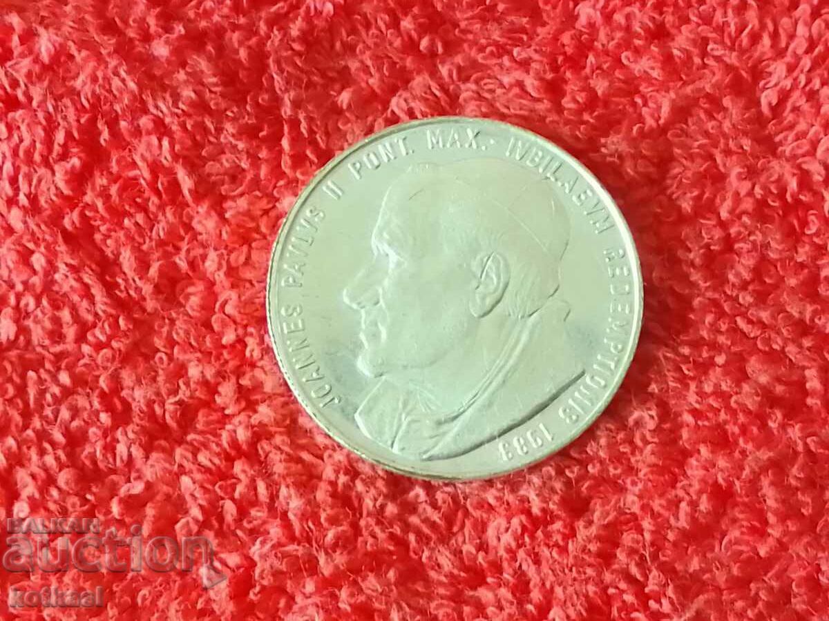 Auction Silver plated Plaque Pope John Paul II MATTER DEI CZESTOCHOWA Auction Silver plated Plaque Pope John Paul II MATTER DEI CZESTOCHOWA