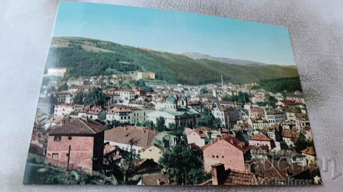 Carte poștală Gabrovo Vedere generală 1961