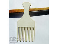 Old Comb - White - Plastic, Comb