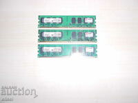 508.Ram DDR2 800 MHz,PC2-6400,2Gb,Kingston. Kit 3 pieces. NEW
