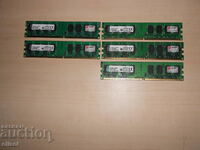 510. Ram DDR2 800 MHz, PC2-6400, 2Gb, Kingston. Kit 5 bucati. NOU