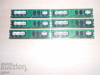 511. Ram DDR2 800 MHz, PC2-6400, 2Gb, Kingston. Kit 6 bucati. NOU