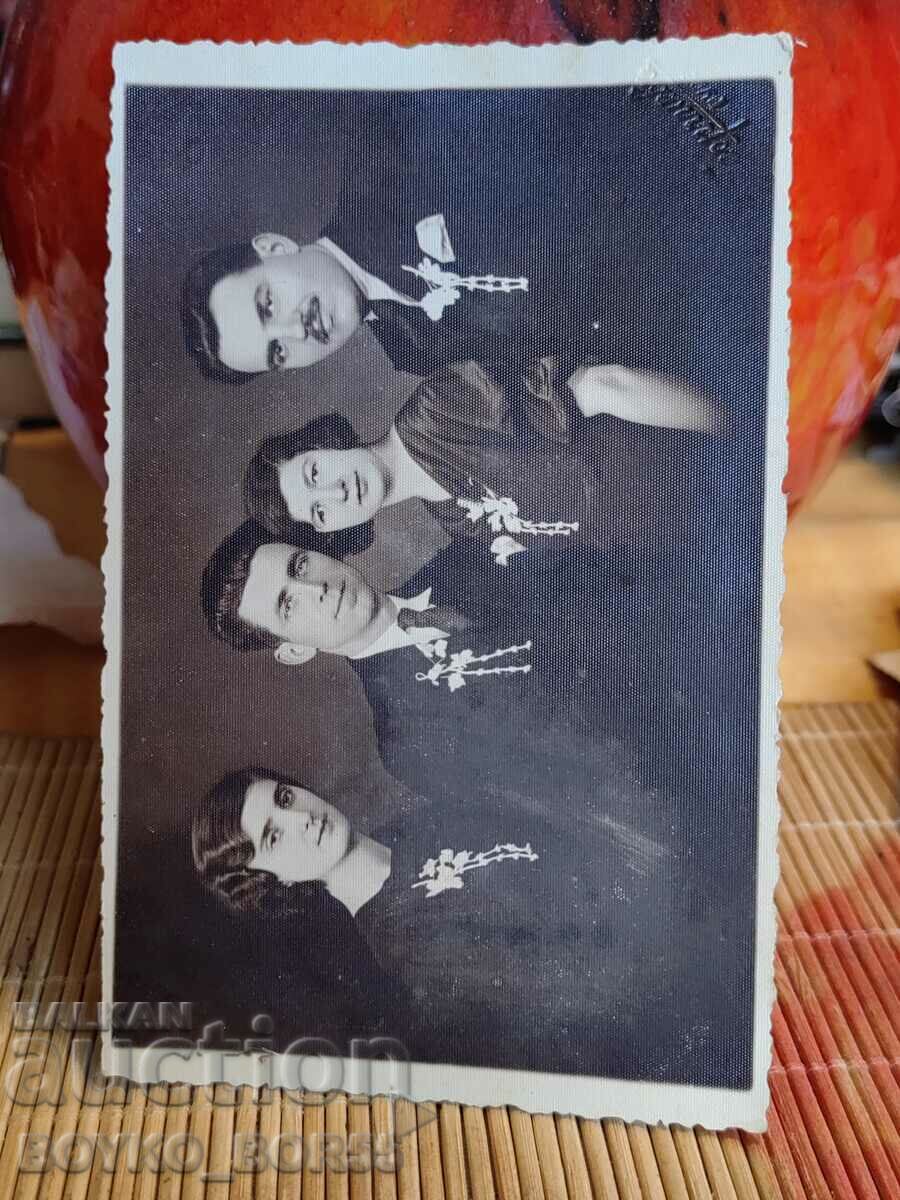 Fotografie veche mare a lui Rousse din vremea țarului 9/14 cm