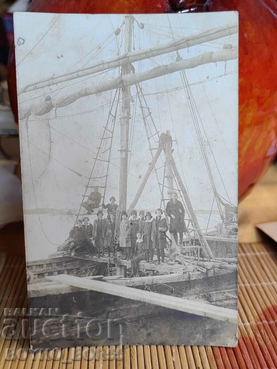 Large Old Photo of Rousse from the Tsar's Time 9/14 cm