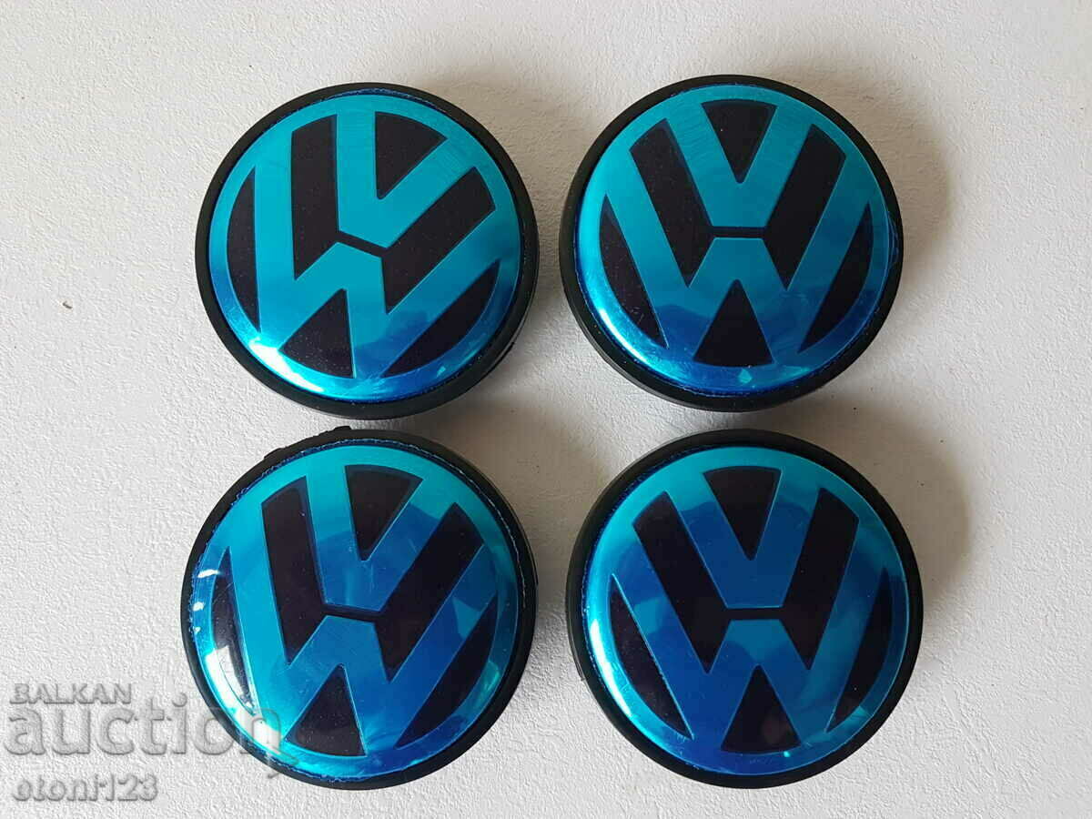 4 buc. Capace roți Volkswagen/VW 65/60mm Nou