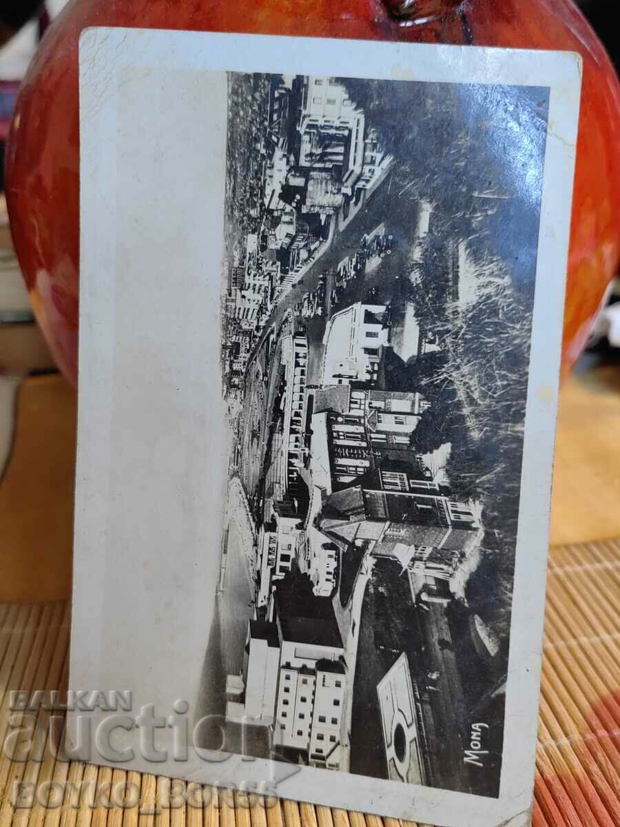 Carte poștală veche din Dieppe, Franța din vremea imperială