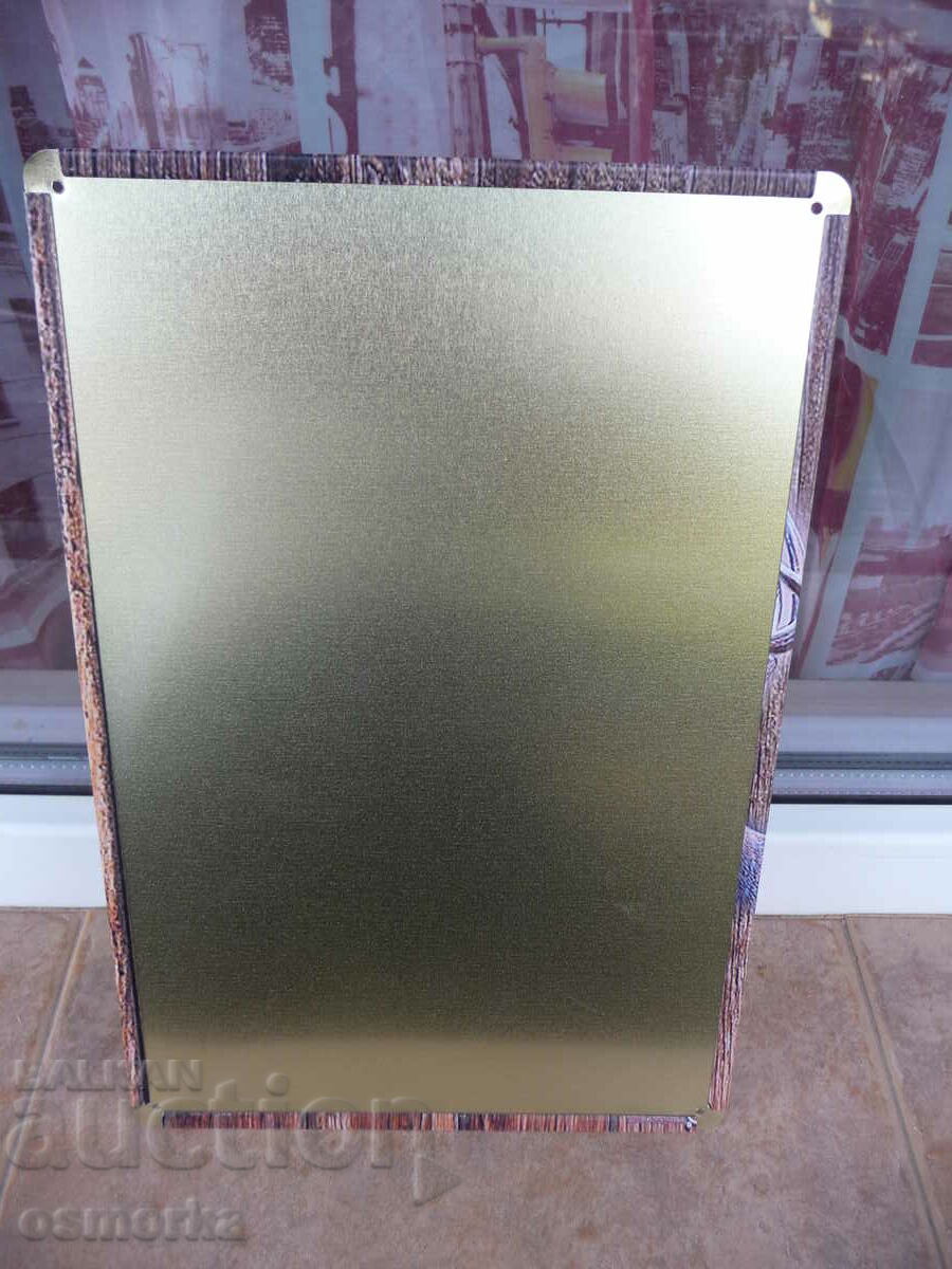 Auction Metal plate various the door to the forest wild trees life Auction Metal plate various the door to the forest wild trees life