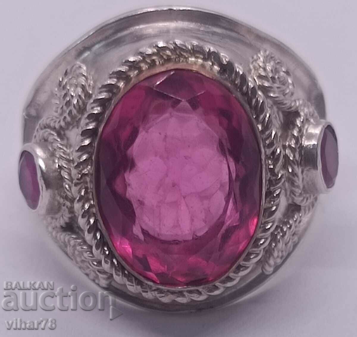 Inel de argint pentru bărbați - 7