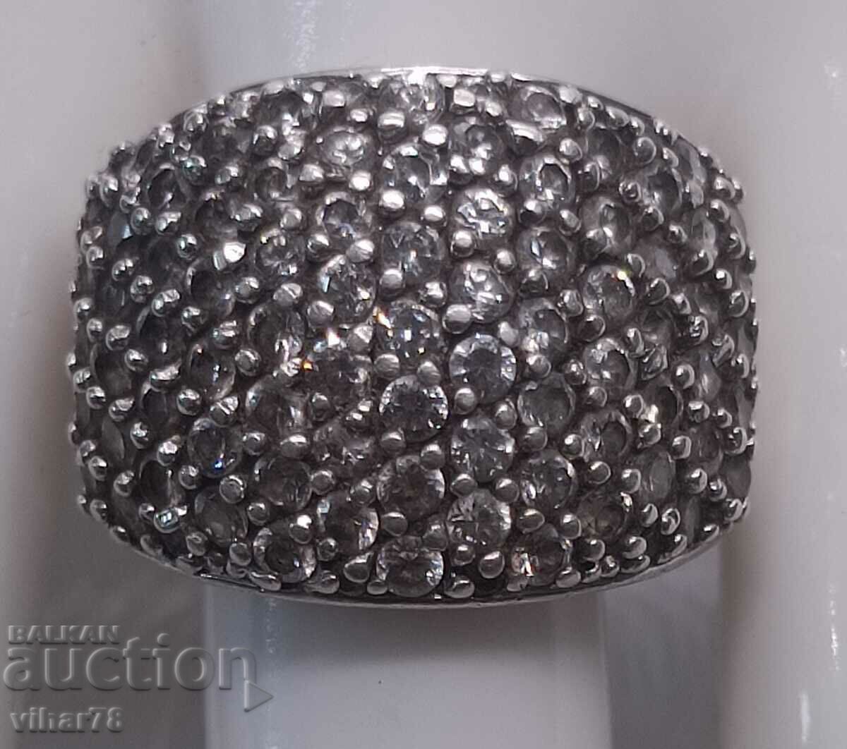 Παράδοση Γυναικείο ασημένιο δαχτυλίδι