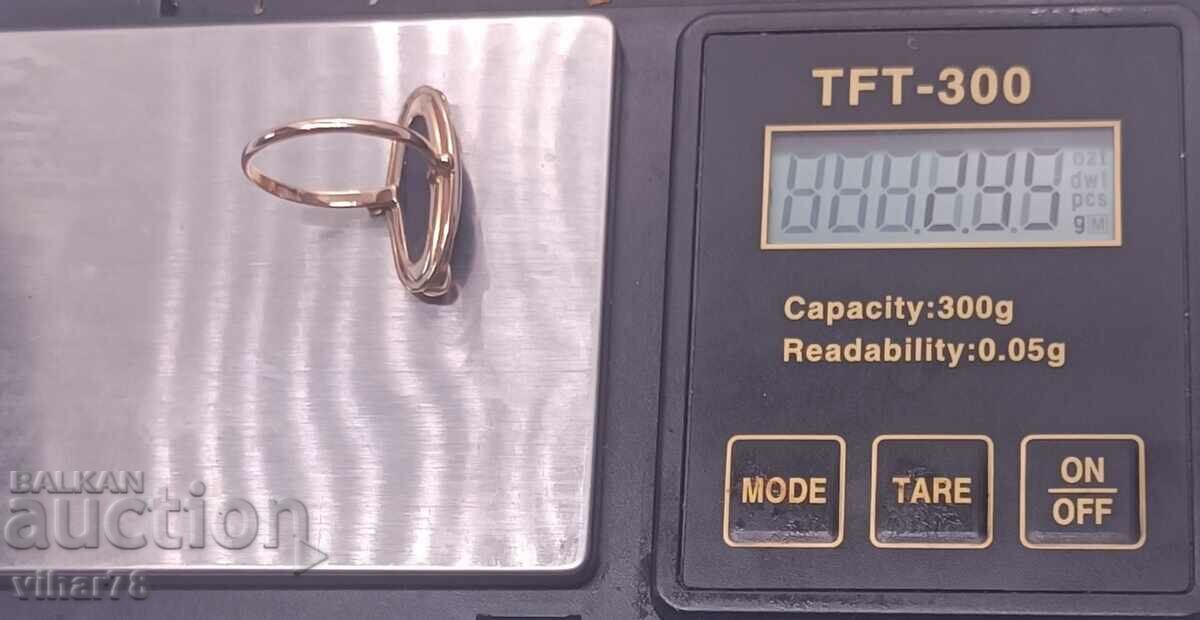 Golden Russian ring - 5