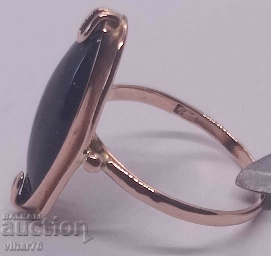 Golden Russian ring - 7