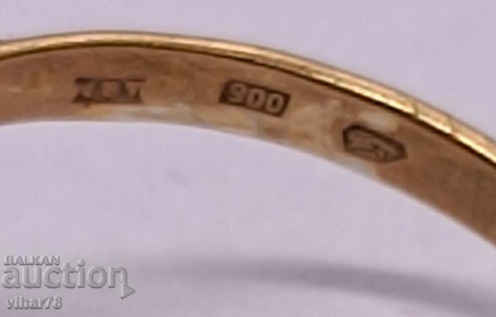 Delivery of Silver ring with gold plating