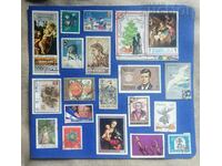 Lot de timbre poștale (14)