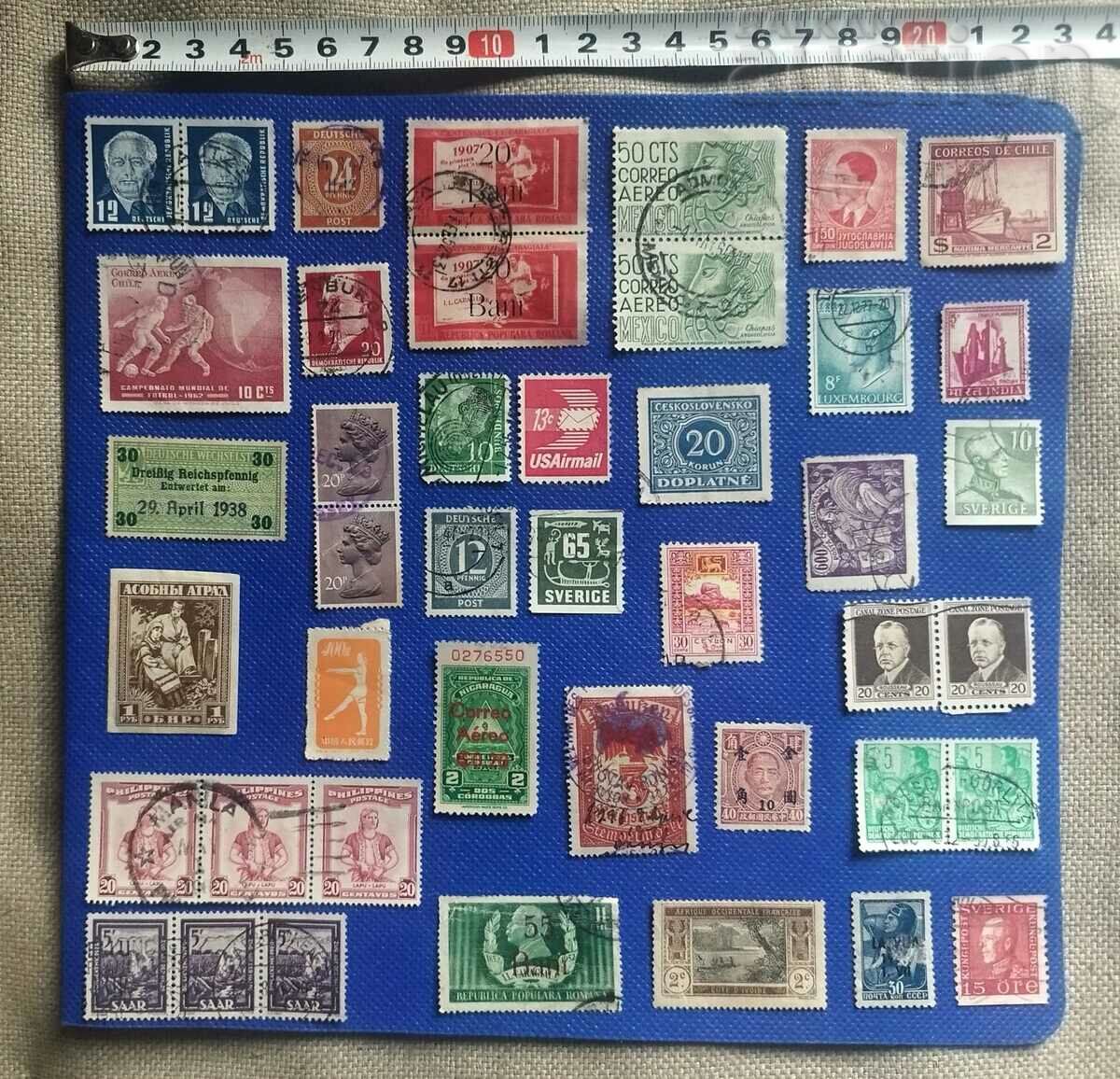 Lot de timbre poștale (15)