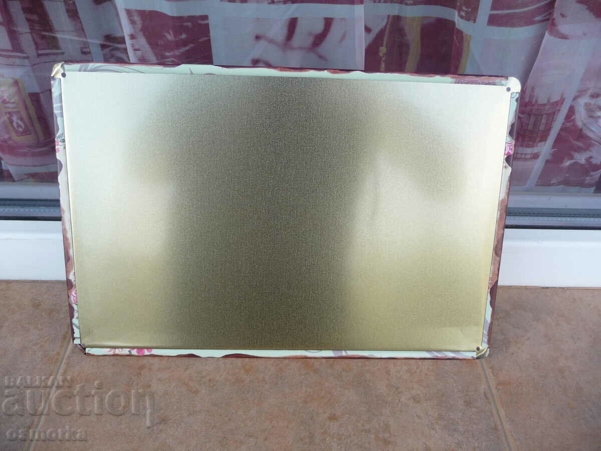 Auction Metal plate message inscription Family Family flowers and roses Auction Metal plate message inscription Family Family flowers and roses