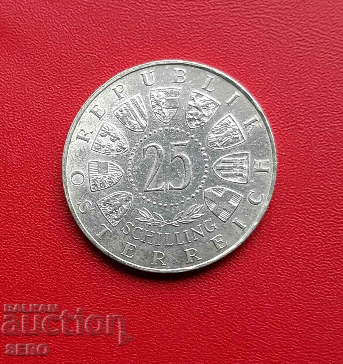 Austria-25 Shillings 1957-Silver