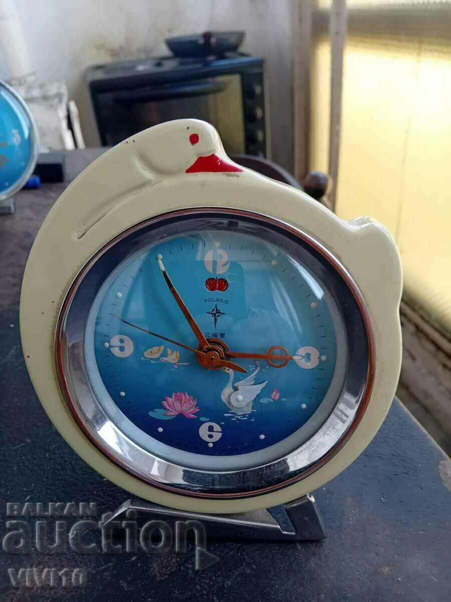 Chinese alarm clock. Animation