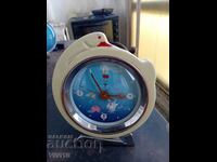 Chinese alarm clock. Animation