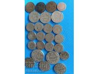 De la 1 st. 25 piese - monede domnești și regale