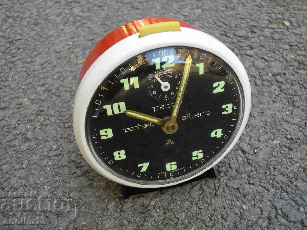 PETER PERFEKT SILENT COLLECTIBLE ALARM CLOCK with price 55.00 BGN | € 28.12 PETER PERFEKT SILENT COLLECTIBLE ALARM CLOCK with price 55.00 BGN | € 28.12