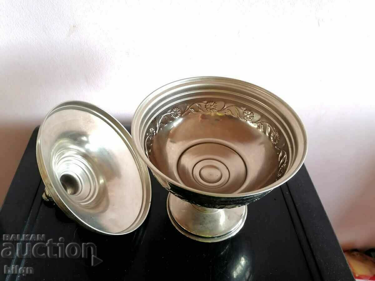 Auction  Great Old Silver Plated Dish