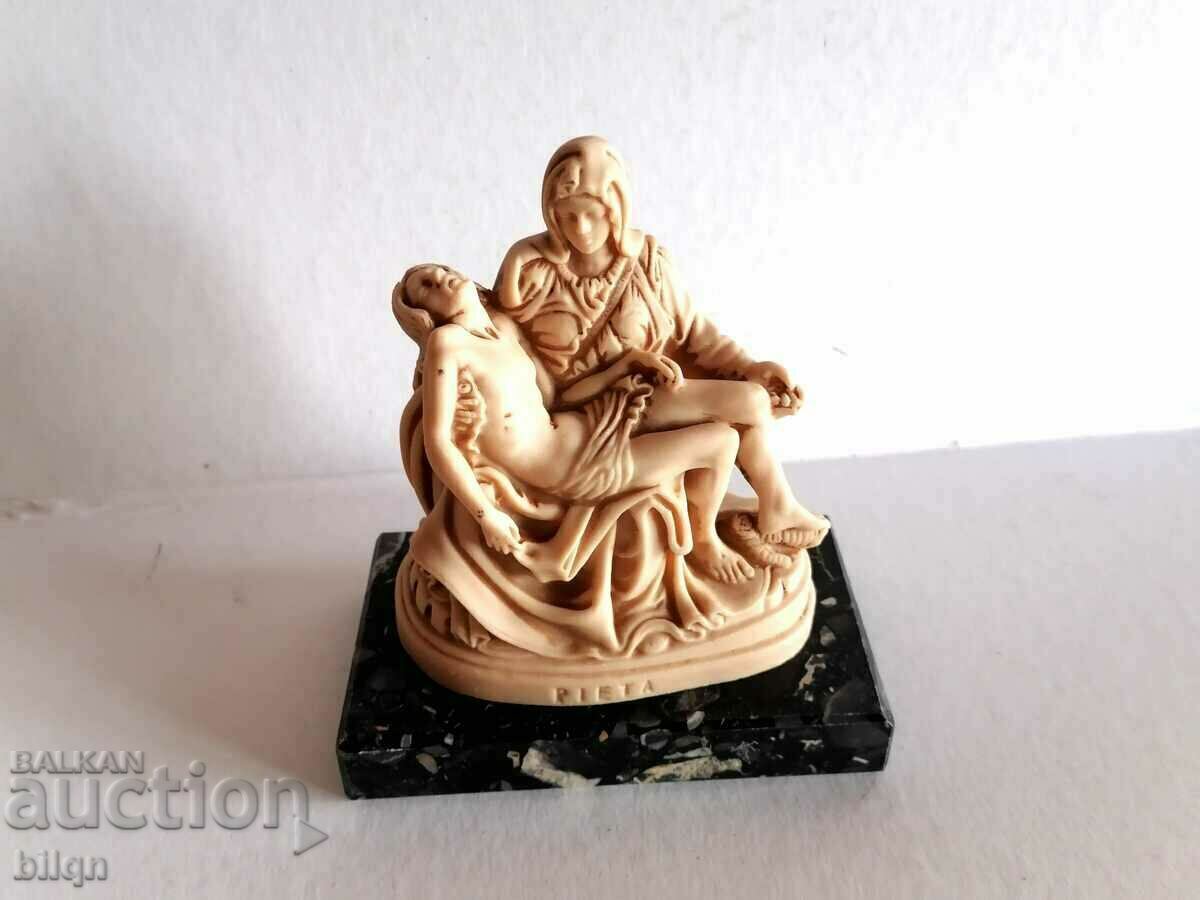 Beautiful Alabaster Statuette - Pieta Michelangelo