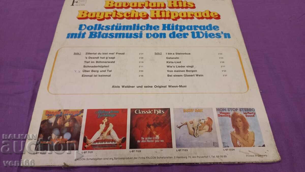 Gramophone record - Bavarian hits - 5 Gramophone record - Bavarian hits - 5