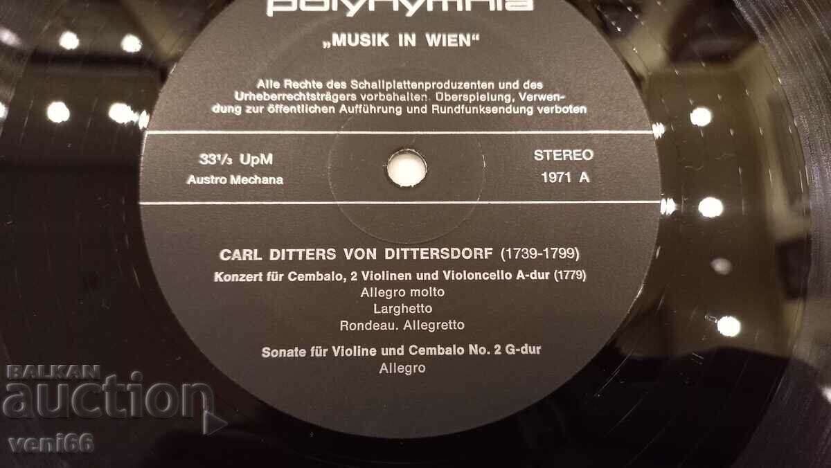 Auction  Gramophone record - Music in Wien