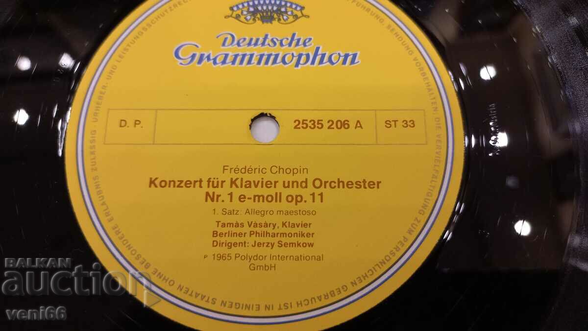 Auction Gramophone record - Frédéric Chopin Auction Gramophone record - Frédéric Chopin