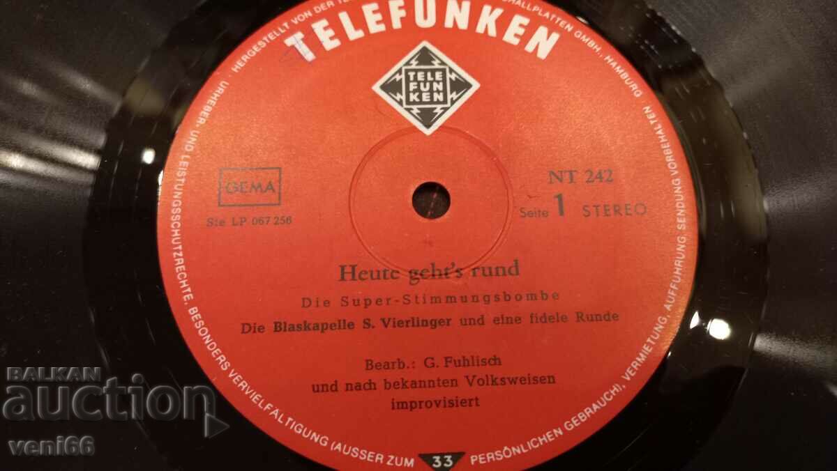 Delivery of Gramophone record - Haute gehts rund Delivery of Gramophone record - Haute gehts rund