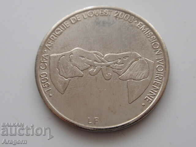 Coasta de Fildeș / Coasta de Fildeș 1500 de franci 2003