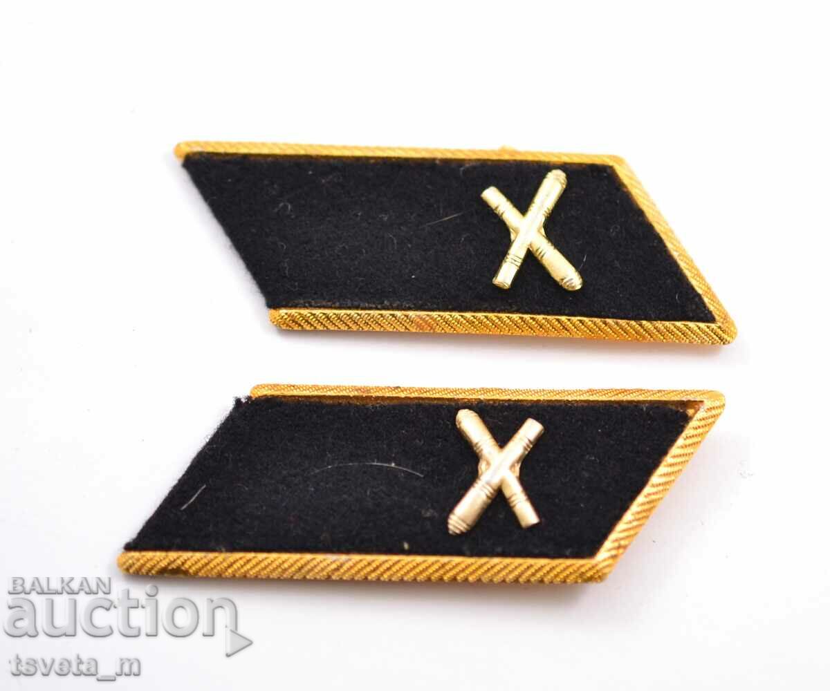 Gunner CCCP Monogram Buttonholes Black Velvet Boutonniere Soc