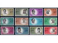 Индонезия 1961 -  личности  MNH