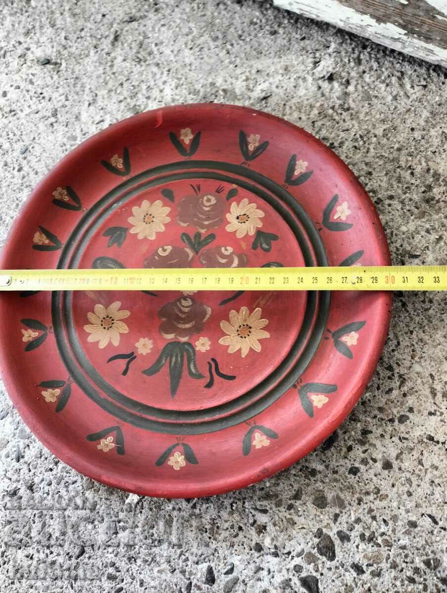 Wooden wall plate with price 29.99 BGN | € 15.33 Wooden wall plate with price 29.99 BGN | € 15.33