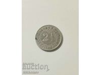 2 и 1/2 стотинки 1888 г. България