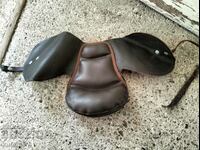 Leather riding guard