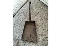 An old iron shovel