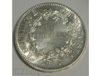 Франция 10 франка 1965 сребро