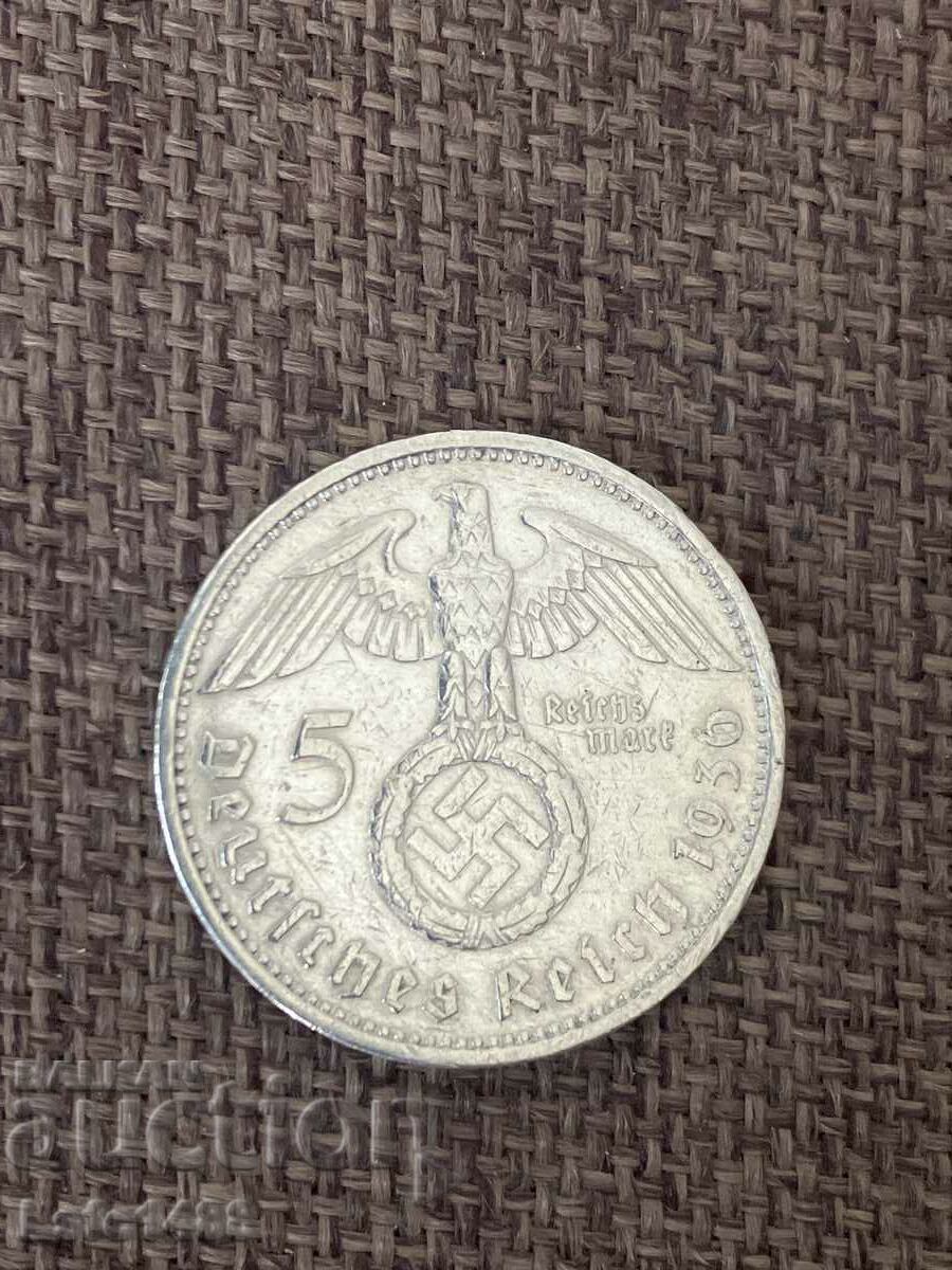 5 Reichsmarks 1936 A